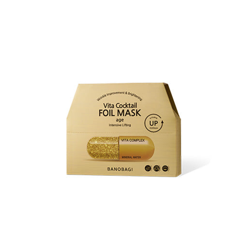 [BANOBAGI] Vita Cocktail Foil Mask #Age 30g * 10ea - Dodoskin