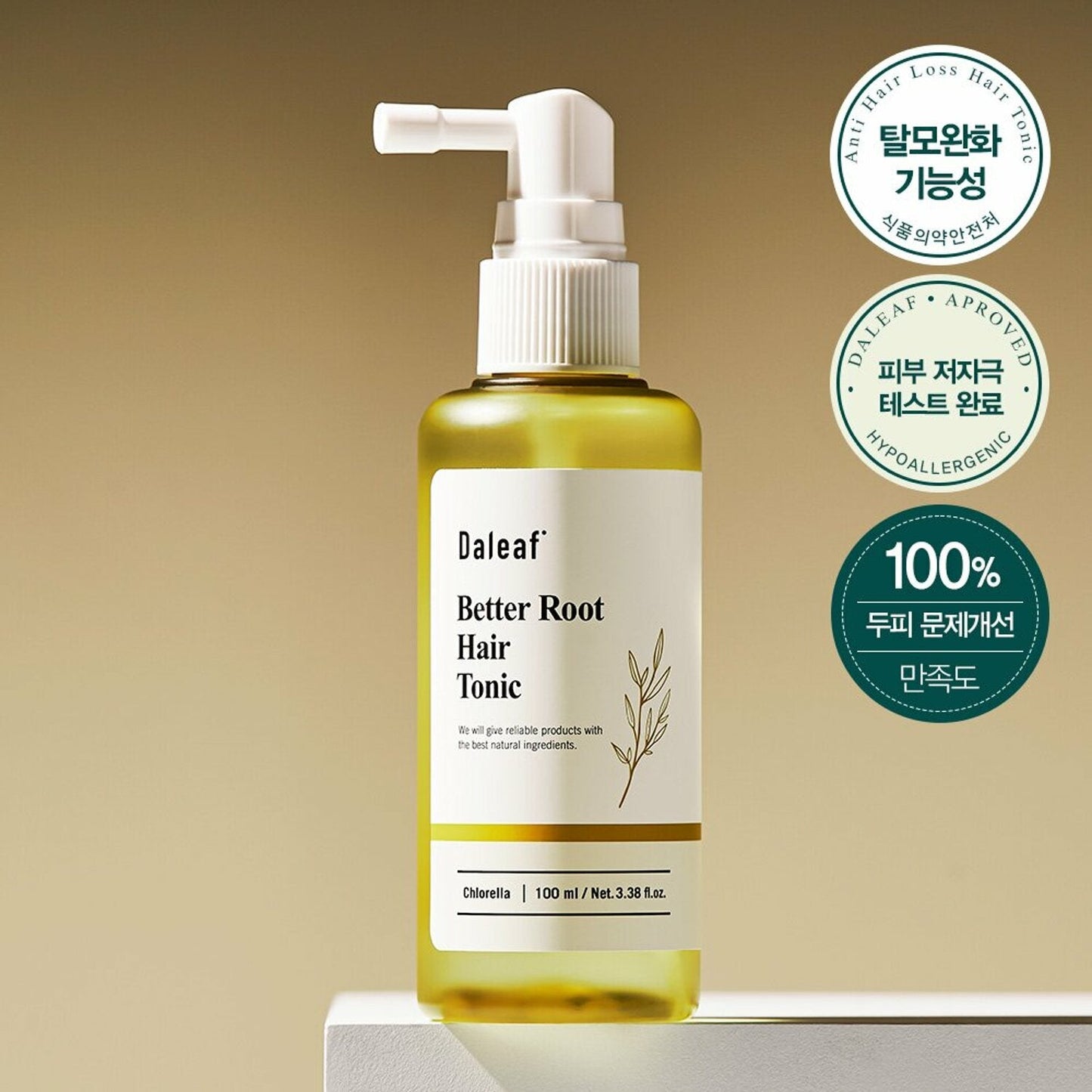 Daleaf Chlorella Better Root Hair Tonic 100ml