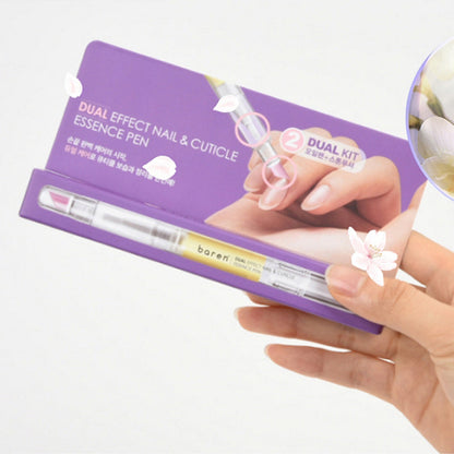 baren DUAL Effect Nail & Cuticle Essence Pen 2ml