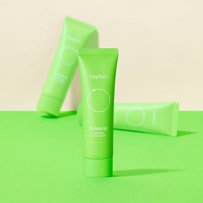 beplain Sunmuse Mineral Sunscreen SPF50+ PA++++ 50ml