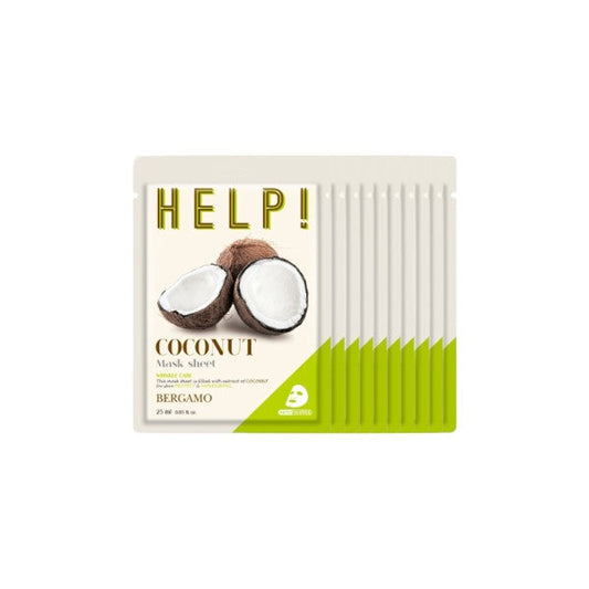 Bergamo Help! Mask Pack Coconut 25ml *10ea - DODOSKIN