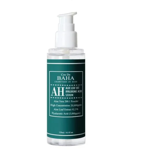 [Cos De BAHA] AH Aloe Leaf Ext Hyaluronic Acid Serum 120ml - Dodoskin