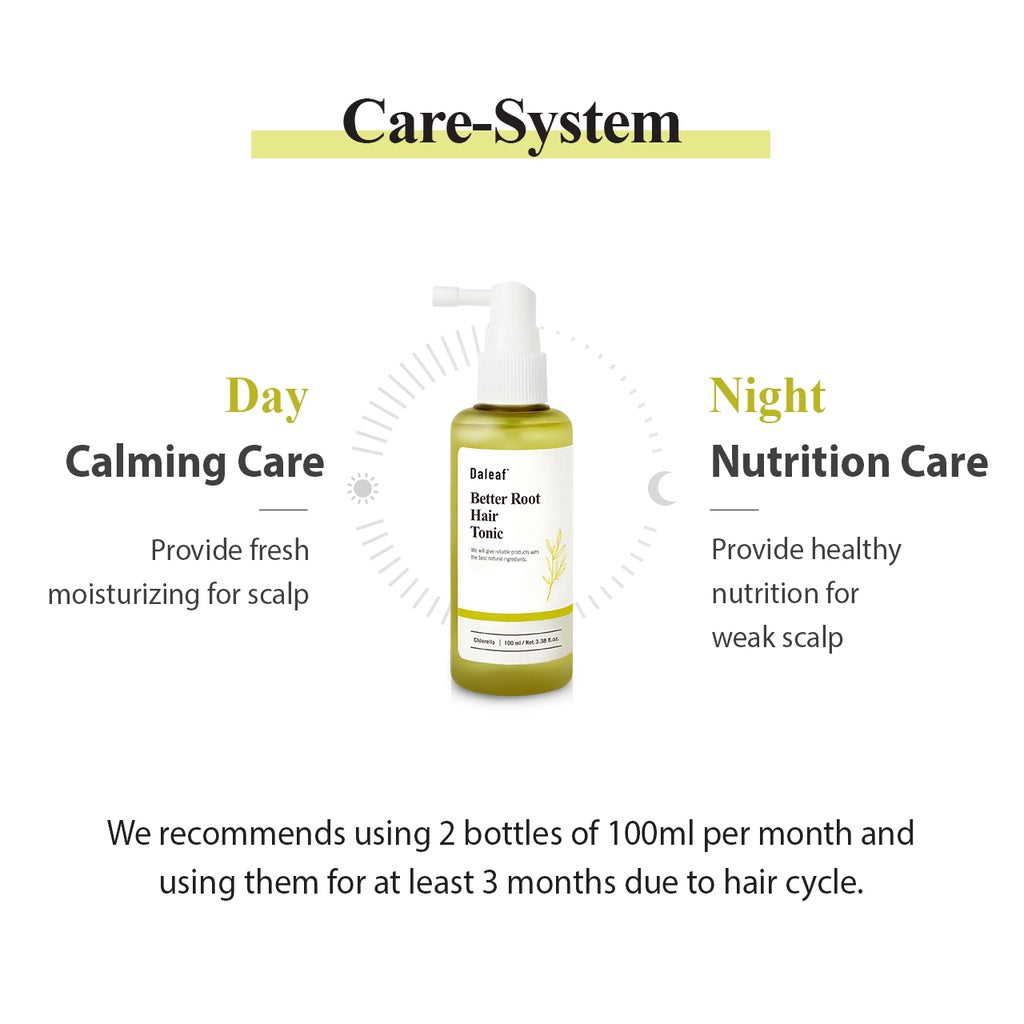Daleaf Chlorella Better Root Hair Tonic 100ml
