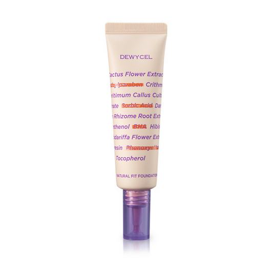 (Matt) DEWYCEL Natural Fit Foundation SPF38 PA++ 30ml - DODOSKIN