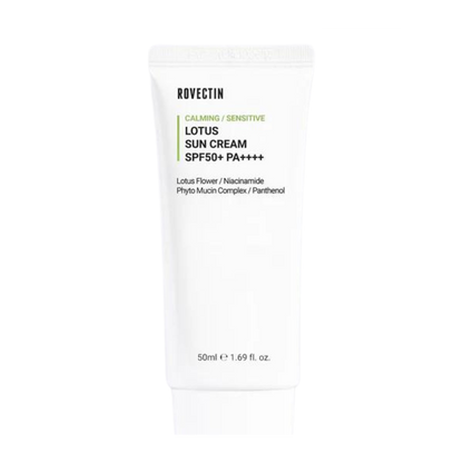 (Matthew) ROVECTIN Calming Lotus Sun Cream SPF 50+ PA ++++ 50ml - DODOSKIN