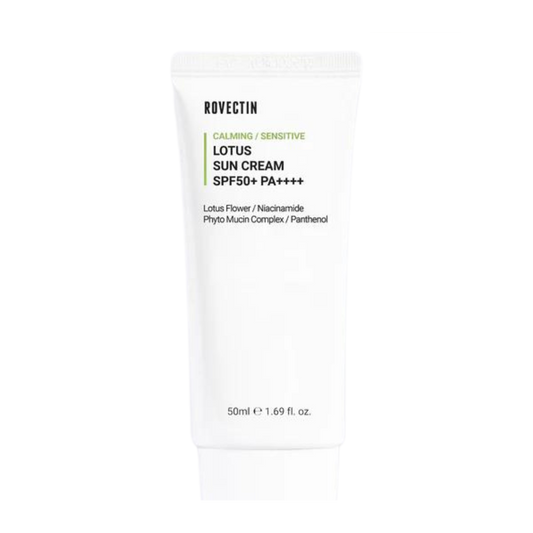(Matthew) ROVECTIN Calming Lotus Sun Cream SPF 50+ PA ++++ 50ml - DODOSKIN