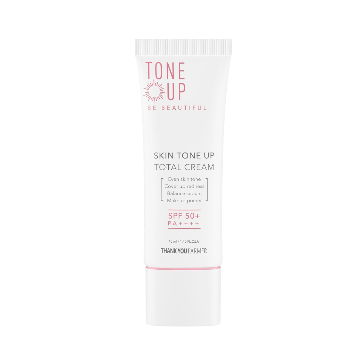 (Matthew검수) THANK YOU FARMER  Skin Tone Up Total Cream SPF50+ PA++++ 40ml - DODOSKIN