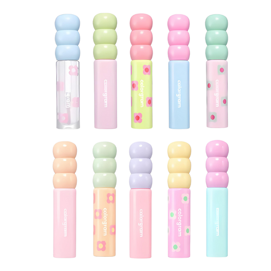 Colorgram Fruity Glass Tint 2.8g in a vibrant tube, perfect for adding a fruity pop of color to your lips.