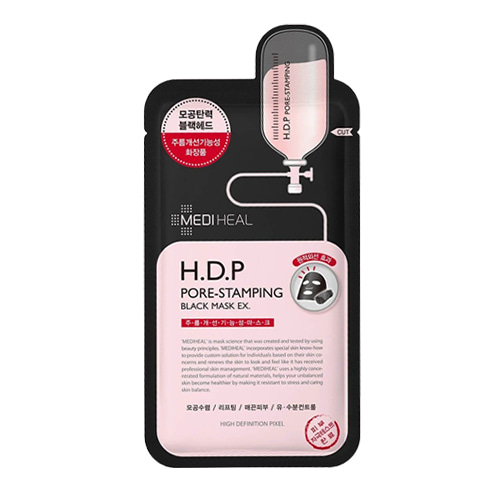[MEDIHEAL] H.D.P Pore-Stamping Black Mask EX * 1ea - KLO