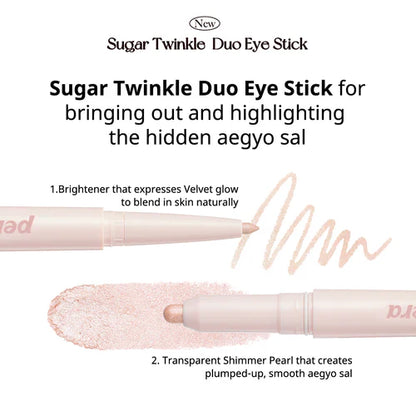 PERIPERA Sugar Twinkle Duo Eye Stick 0.78g - DODOSKIN