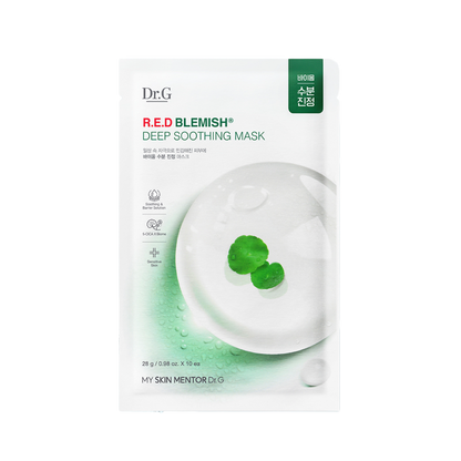 Dr.G R.E.D Blemish Deep Soothing Mask 10ea