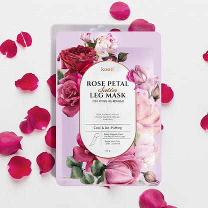 koelf Rose Petal Satin Leg Mask 1ea - DODOSKIN