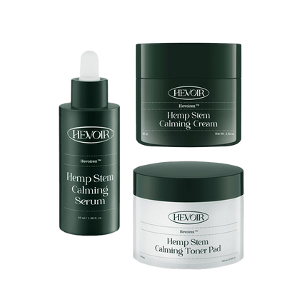 HEVOIR Hebwa Secret Hemp Stem Skincare 3 Types