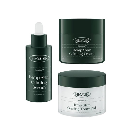 HEVOIR Hebwa Secret Hemp Stem Skincare 3 Types