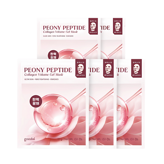 goodal Peony Peptide Collagen Volume Gel Mask 43g x 5ea