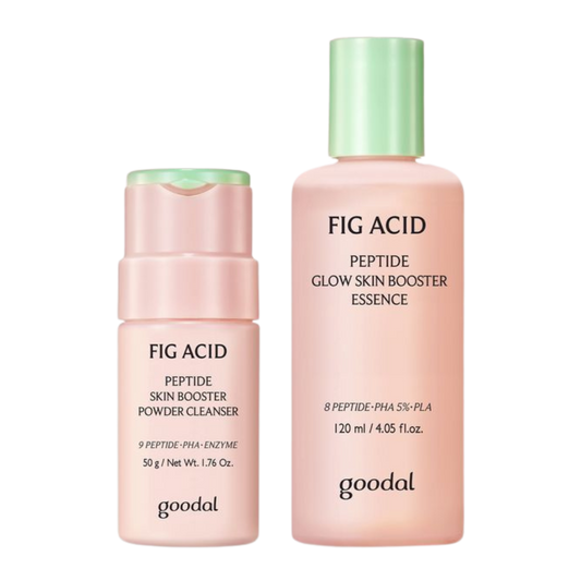 goodal Pig Acid Peptide Skin Booster Powder Cleanser 50g + Essence 120ml Set