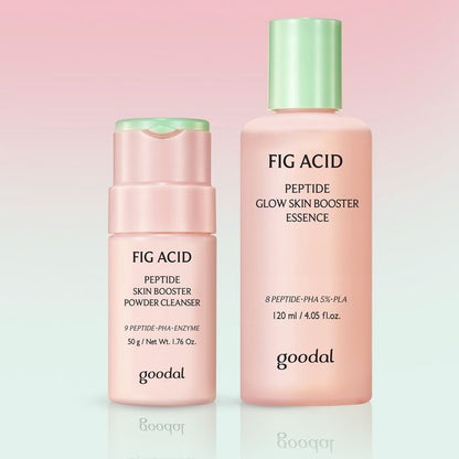 goodal Pig Acid Peptide Skin Booster Powder Cleanser 50g + Essence 120ml Set
