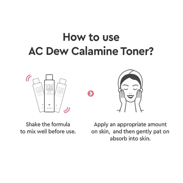 (Matthew) Dewytree The Clean Lab AC Dew Calamine Toner 200ml - KLO