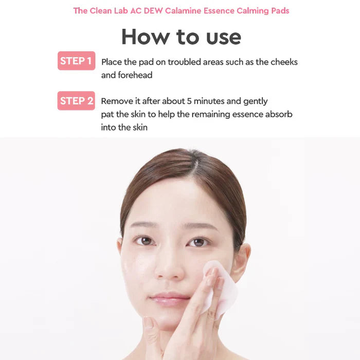 (Matthew) Dewytree The Clean Lab Ac Dew Calamine Essence Calming Pads 183ml (60ea) - KLO