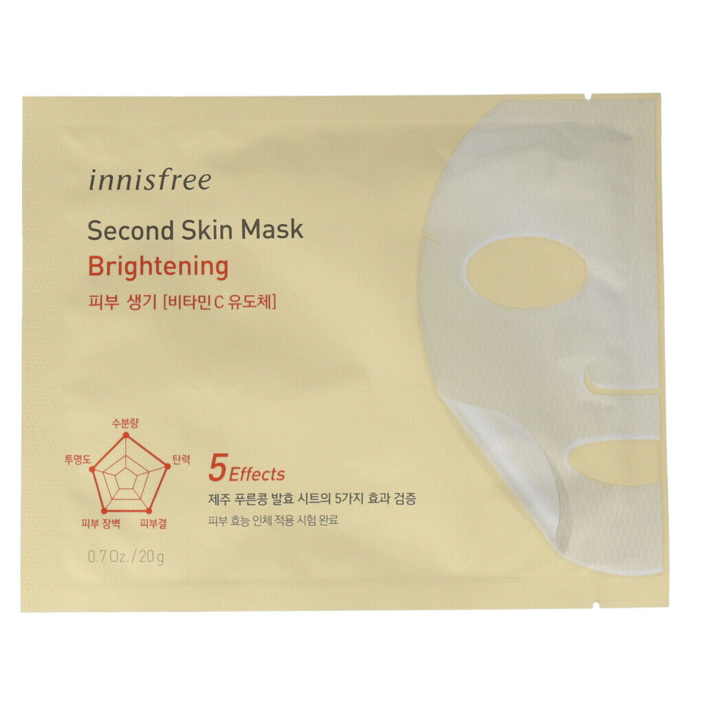 Innisfree Second Skin Mask 20g x 5ea - KLO