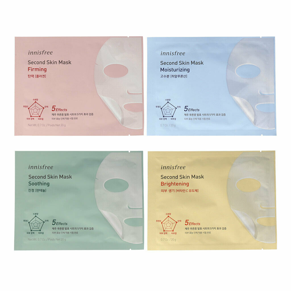 Innisfree Second Skin Mask 20g x 5ea - KLO