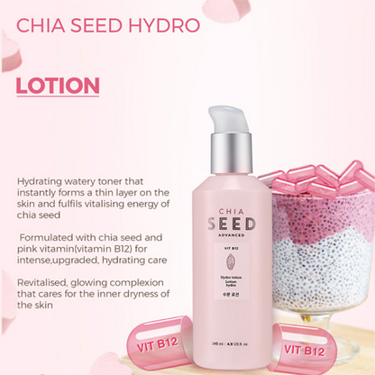 (KNEW) THE FACE SHOP Chia Seed Hydro Lotion 145ml - DODOSKIN