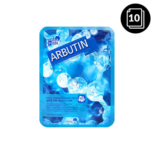 [MAY ISLAND] Arbutin Real Essence Mask Pack 10ea - Dodoskin
