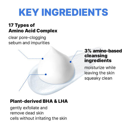 make p:rem Safe Me Amino Refresh Cleansing Foam 150ml