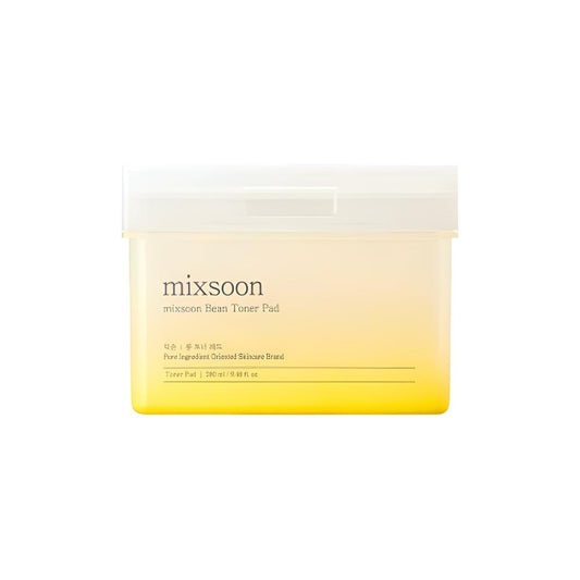 The mixsoon Bean Toner Pad is a skincare product designed for gentle exfoliation and hydration.