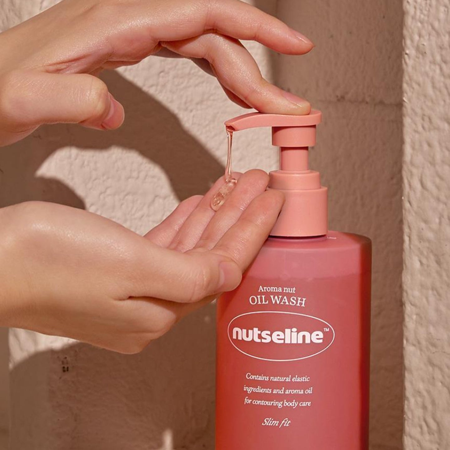 nutseline Aroma Nut Slim Fit Oil Wash 315ml Set (+Body Lotion 30ml)