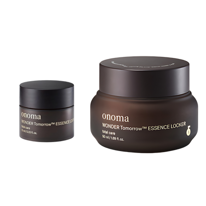 Stay refreshed with onoma Wonder Tomorrow Essence Locker in a convenient 25ml/50ml size.