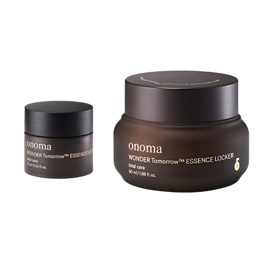 Stay refreshed with onoma Wonder Tomorrow Essence Locker in a convenient 25ml/50ml size.