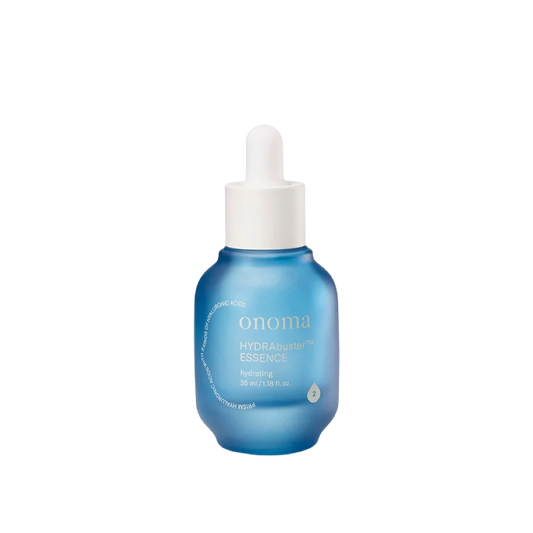Onoma HYDRAbuster™ Essence 35ml: A powerful hydrating essence in a sleek 35ml bottle.