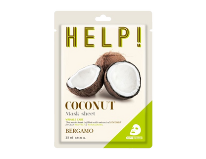 Bergamo Help! Mask Pack Coconut 25ml *10ea - DODOSKIN