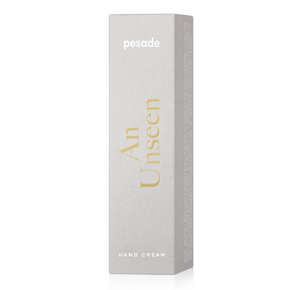 Pesade An Unseen Hand Cream, 50ml, offers rich hydration for hands, ensuring they remain soft and well-nourished.
