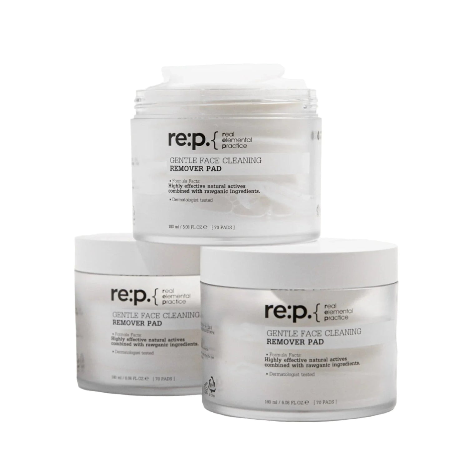 RE:P Gentle Face Cleaning Remover Pad 180ml - KLO
