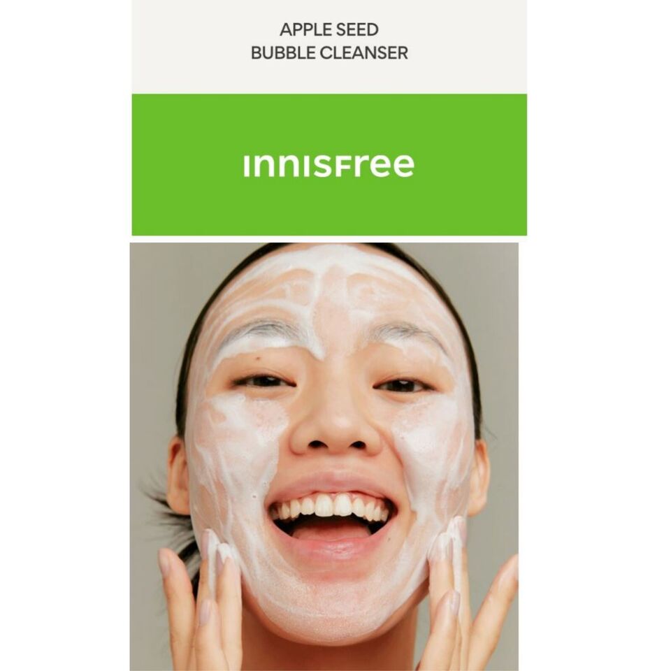 Innisfree Apple Seed Bubble Cleanser 150ml - KLO