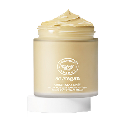 [so natural] SO Vegan Ginger Clay Mask 110ml - Dodoskin