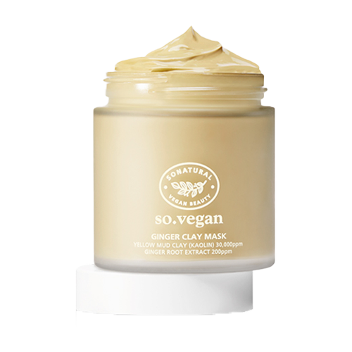 [so natural] SO Vegan Ginger Clay Mask 110ml - Dodoskin