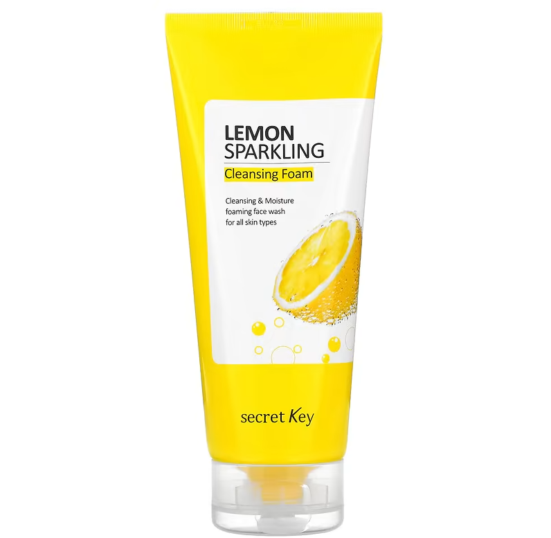 [Secret Key] Lemon Sparkling Cleansing Foam 200ml - KLO