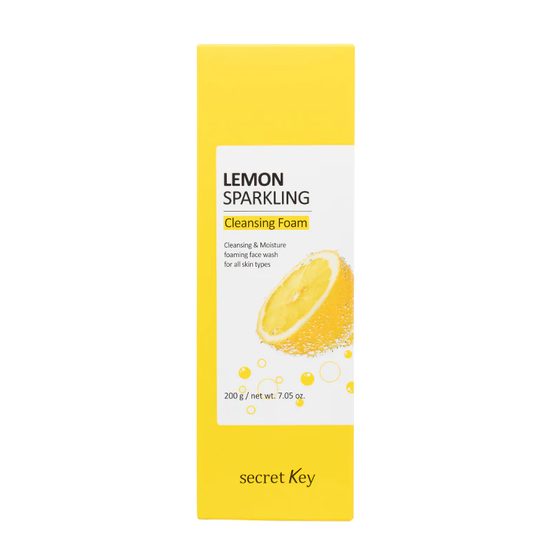 Secret Key Lemon Sparkling Cleansing Foam 200ml - KLO