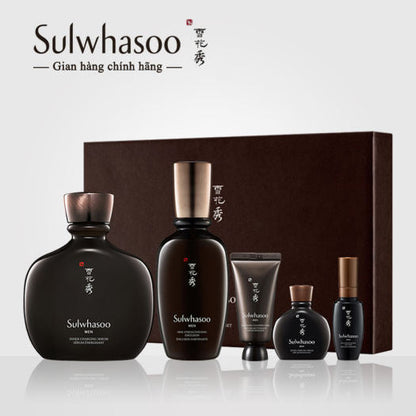 [US STOCK] Sulwhasoo MEN Inner Charging Serum 140ml & Skin Strengthening Emulsion 90ml - KLO