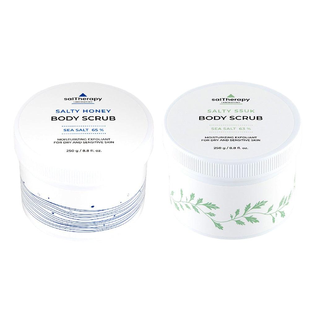 salTherapy Salty Body Scrub 250g - Honey / Ssuk(Mugwort) - KLO
