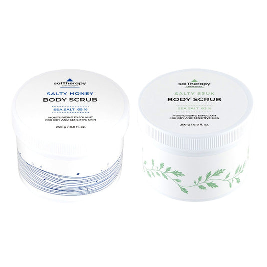 salTherapy Salty Body Scrub 250g - Honey / Ssuk(Mugwort) - KLO