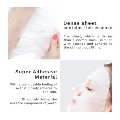 Pretty skin Essential Hyaluronic Mask Sheet 25ml * 10pc - DODOSKIN