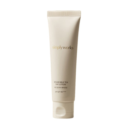 simply works Vegan Milk Tea Day Lotion SPF 50+ PA++++