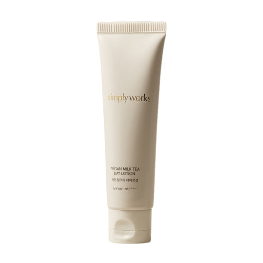 simply works Vegan Milk Tea Day Lotion SPF 50+ PA++++