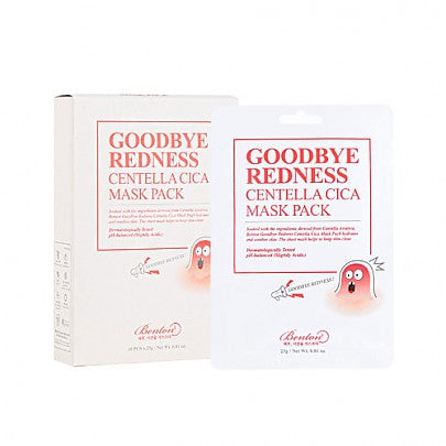 [Benton] *Renewal* Goodbye Redness Centella Cica Mask Pack (10ea) - Dodoskin