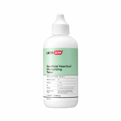 (Mhark) Lactoderm Beneficial Heartleaf Moisturizing Toner 200ml - DODOSKIN