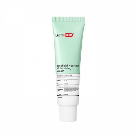 (Mhark) Lactoderm Beneficial Heartleaf Moisturizing Cream 50ml - DODOSKIN